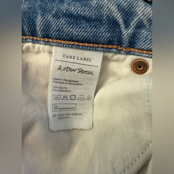 Stockholm Atelier & Other Stories Women’s Button Fly Jeans Size 25 - Picture 4 of 12